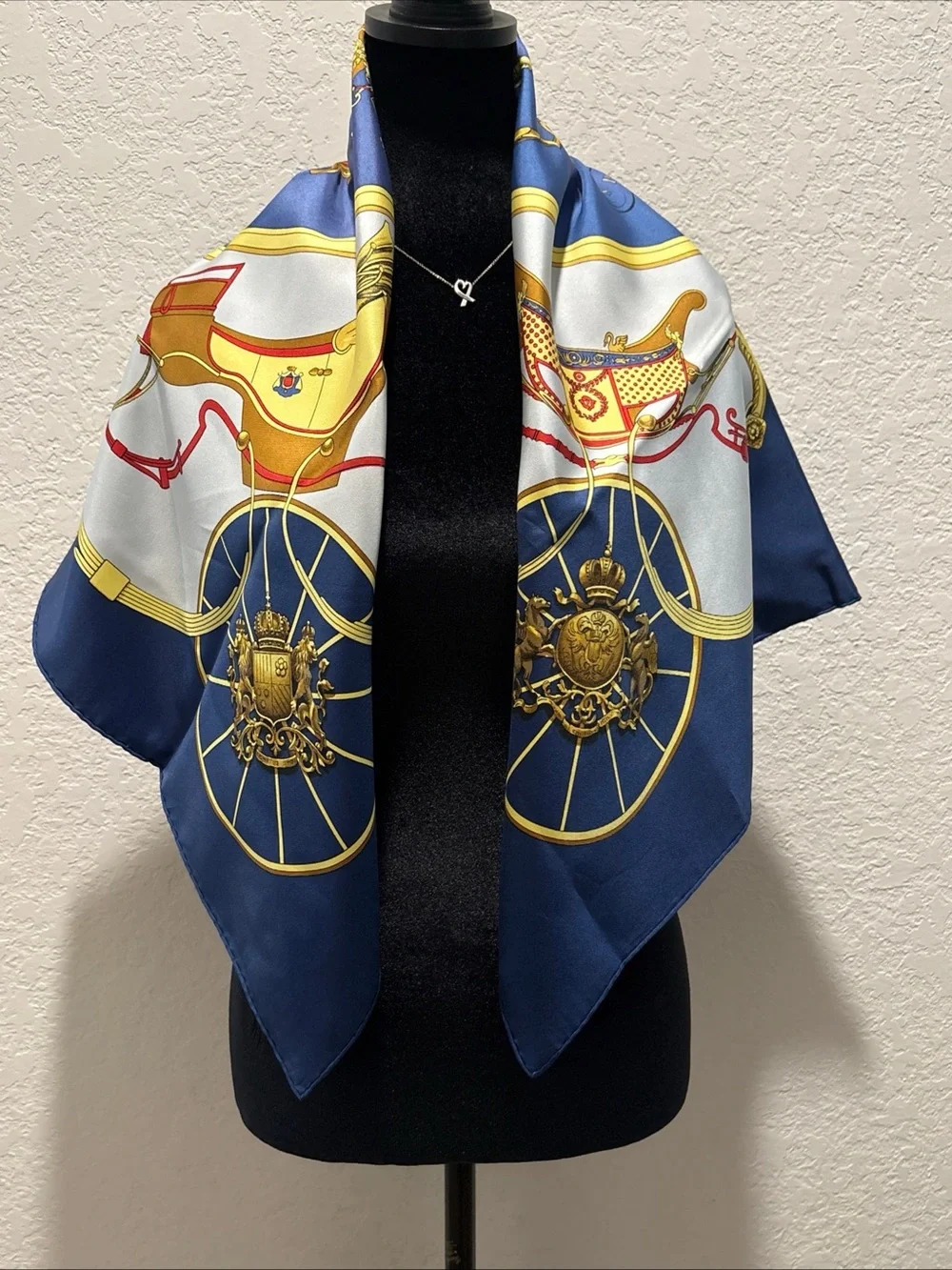 Hermes Paris 100% Silk Scarf